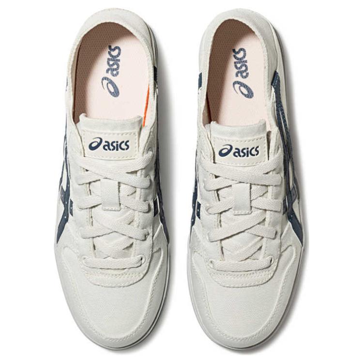 Asics Aaron Slip-On Comfortable Versatile Durable Lightweight Low-Top Casual Shoes Unisex Casual Shoes White 1203A556-020