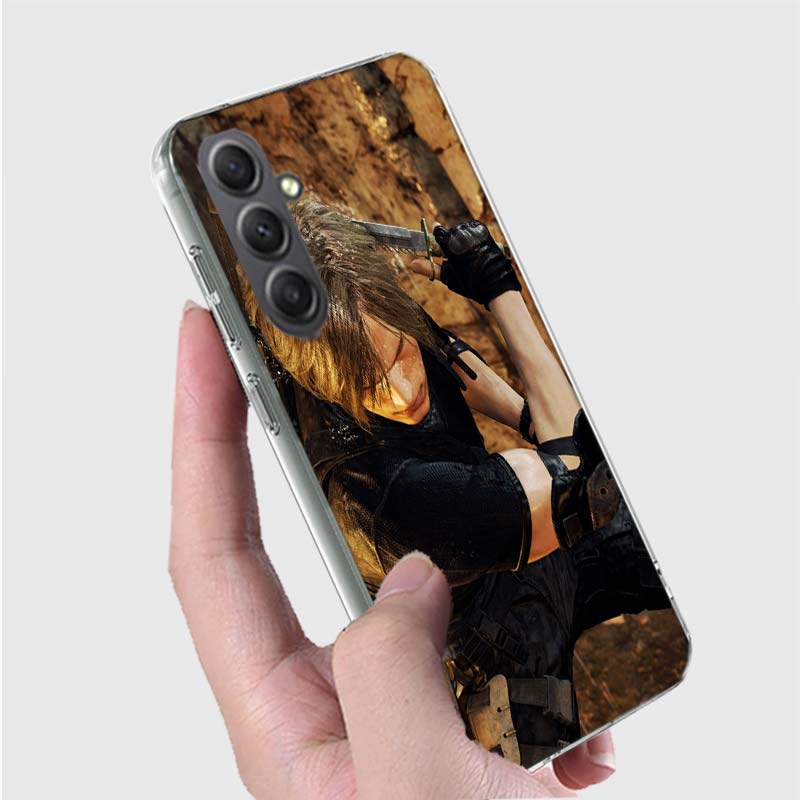 Леон Кеннеди Resident Evil 4 Телефон Для Samsung A15 A25 A35 A55 A71 A51 Galaxy S9 S8 S10E A41 A31 A11 M12 M32 M30S M51 M52 J8 J6