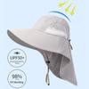 Летняя широкополая шляпа от солнца для мужчин и женщин, регулируемая защитная кепка для сафари, походов, рыбалки, солнцезащитная шляпа для сбора чая