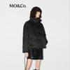 MO&Co. New Chinese Style Plum Blossom Velvet Jacquard Down Jacket
