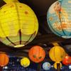 Светящийся китайский фонарь на праздник середины осени, подвесной, традиционный фестивальный, антикварный фонарь, приносящий удачу, переносной круглый бумажный фонарь