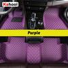 KAHOOL Custom Car Floor Mats For Mitsubishi Pajero V73 V77 V93 V97 Auto Carpets Foot Coche Accessorie