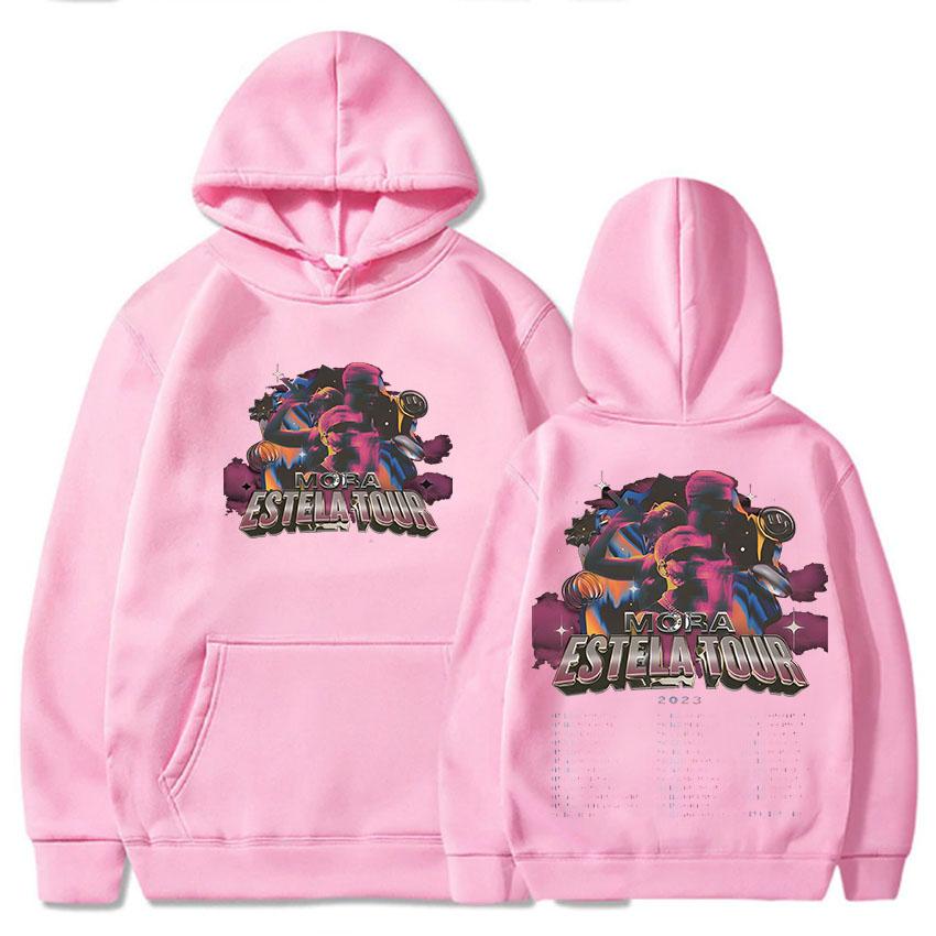 Толстовка Mora Estela с графическим принтом, флис, удобная толстовка, поп-готика, гранж, одежда, повседневные свитера Ropa Hombre