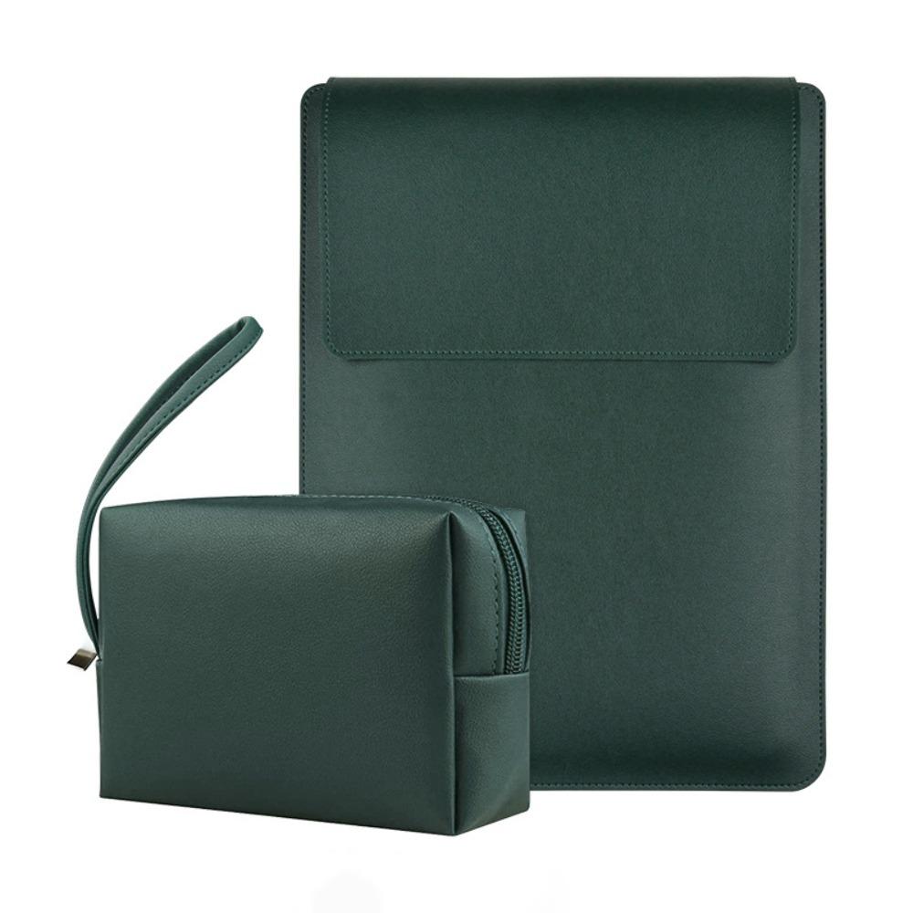 Bracket Design Laptop Sleeve Bag PU Leather Laptop Bracket Inner Bag Business Trip