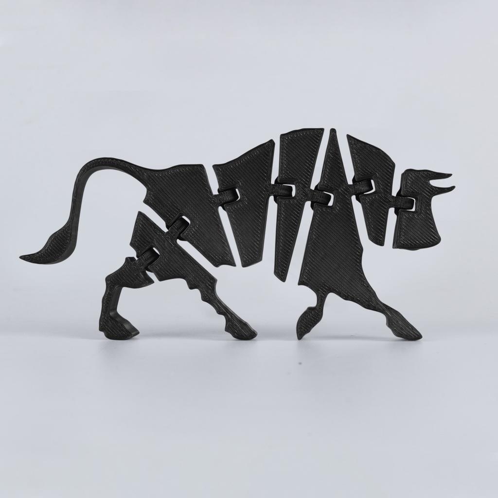 3D-печать скота 3D-печать шарнирная игрушка-червяк для взрослых и детей Таинственная игрушка-скот