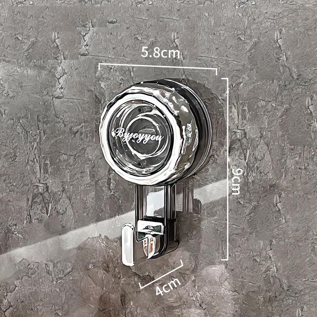 Powerful Suction Cup Hooks Traceless Heavy Duty Robe Towel Hook Keys Clothes Bag Hanger Hook Bathroom Kitchen Organizer Accessor