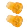 2pcs Crutch Feet Pads Wear Resistant Protective Round Foot Design 360 Degree Rotatable Thickened