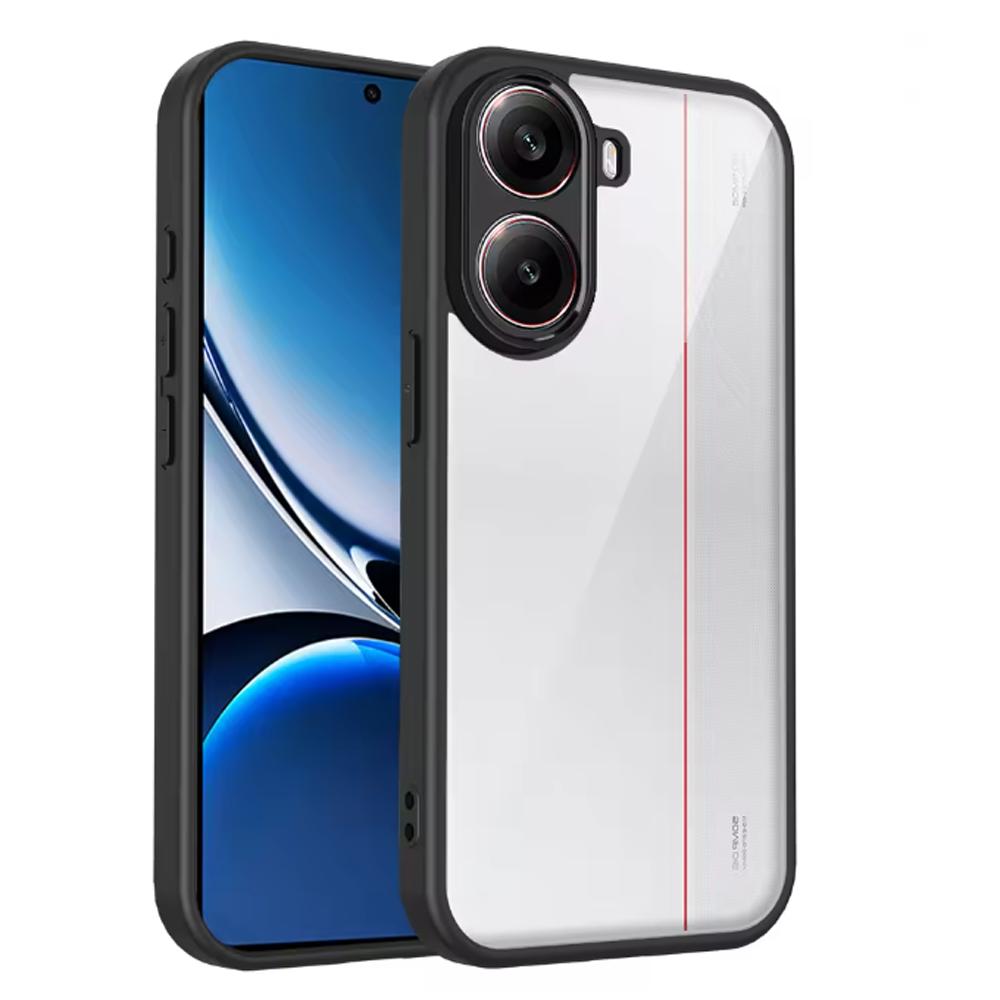 Прозрачный силиконовый чехол для Xiaomi Poco M7 Poco M7 Pro M7Plus M7Pro 5G X7 Pro Чехол для телефона Бампер Ударопрочный Прозрачная задняя крышка из поликарбоната