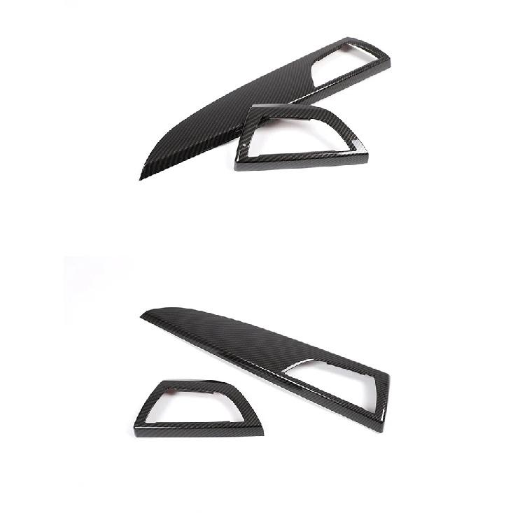 ABS Carbon Fiber Car Dashboard Side Air Outlet Panel Trim Cover For BMW 1 2 Series F20 F21 F22 F23 2012-2017 Interior Accessorie