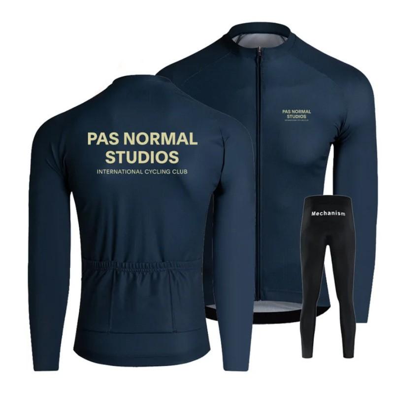 Winter Thermal Fleece Cycling Jersey Bib Set Men Women Road Bike