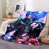 3D Printed Art Blanket Flannel Anime Duvet Home Decorative Demon Slayer Spring/Autumn Fleece Blankets for Children Kids Bedding