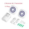 110 В-240 В беспроводной дверной звонок PIR инфракрасный датчик движения детектор входной двери звонок сигнализация с приемником и передатчиком вилка ЕС/США Популярный