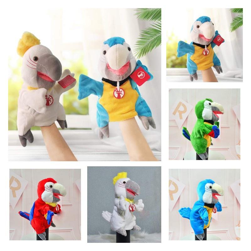 Говорящая игрушка-марионетка животного с двигающимся ртом для рассказывания историй и укрепления связи между родителем и ребенком