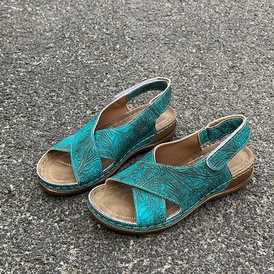 Женская обувь женские сандалии 2024 Новая мода пряжки женские сандалии летние однотонные уличные плоские повседневные женские пляжные сандалии Zapatos