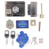Electronic Deadbolt Door Lock Keyless Deadbolt Access Control System with 2 Remote Controller