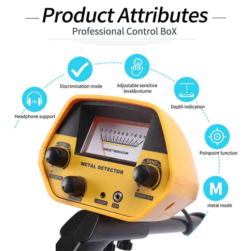 GTX5030 Профессиональный подземный металлоискатель Пинпойнтер Охотник за сокровищами с ЖК-экраном Катушки глубокой мощности