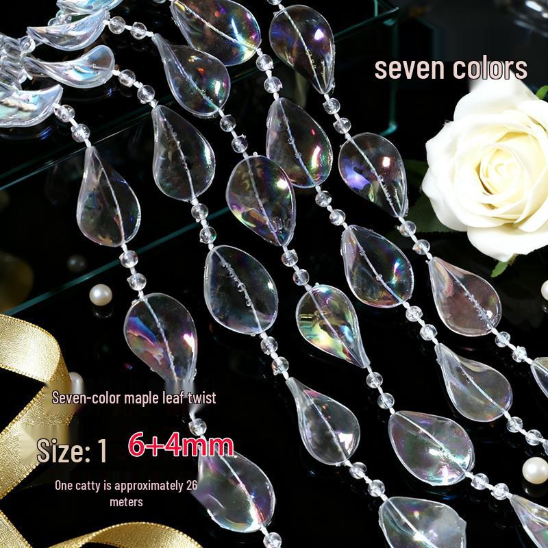 Акриловые бусины НЛО 10 мм для свадебной гирлянды, украшения прохода или люстры