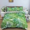 Green Nature Weed Leaves Comfortable Duvet Quilt Cover Pillowcase Bedding Set Children Bedroom Decoration Home Textile
