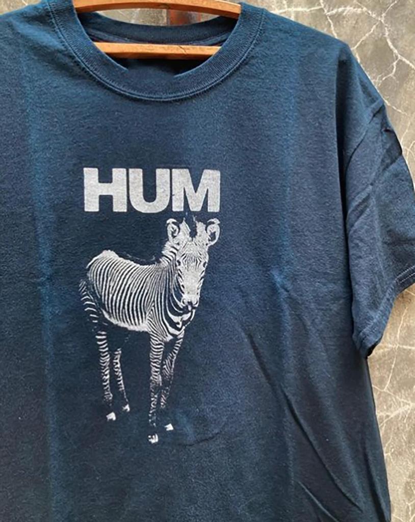 Hum Band Черная футболка Альтернативная рок-музыкальная группа Графическая футболка Унисекс S-5XL