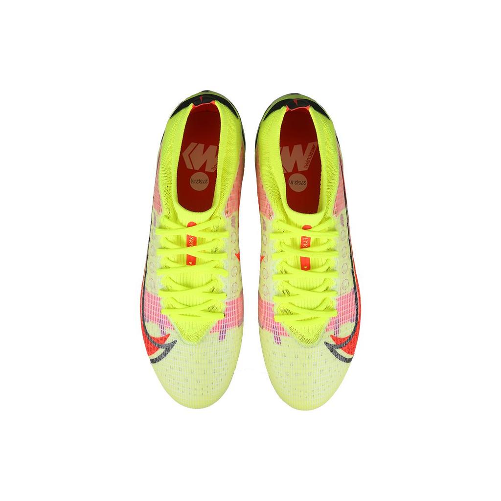 Nike Mercurial Vapor 14 Pro Motivation Comfortable Versatile AG Soccer Shoes Men Sneaker Fluorescent-Green Red CV0990-760