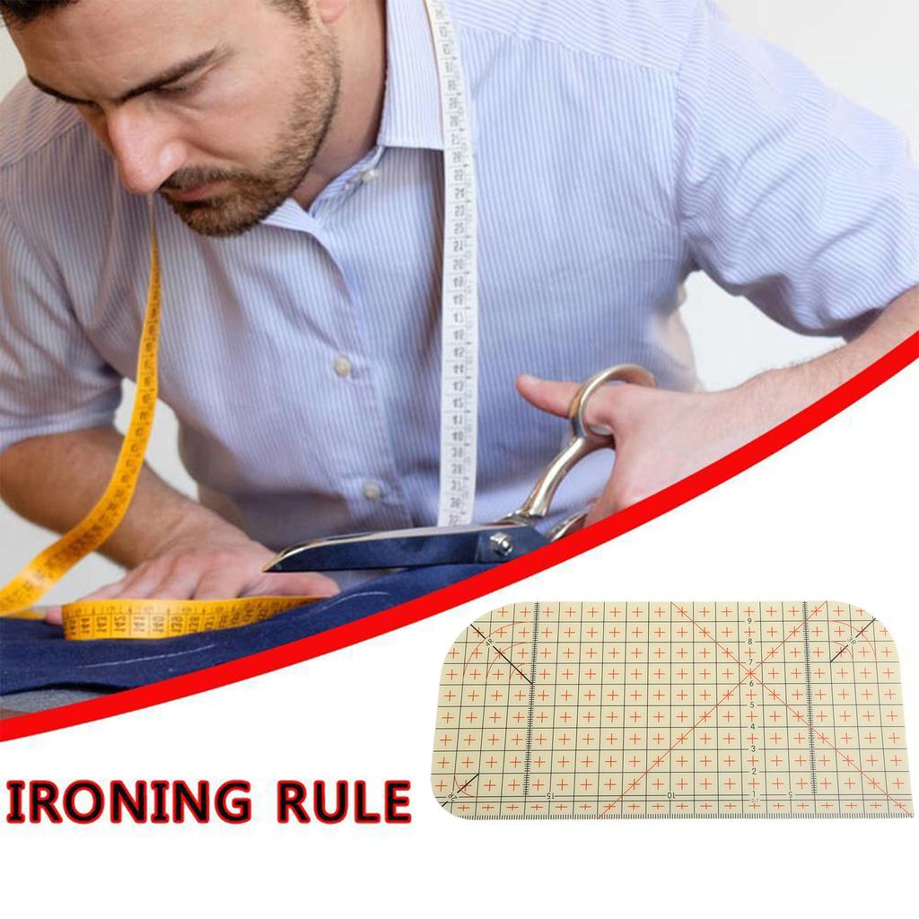 Профессиональная гладильная линейка, линейки для квилтинга, линейка для пэчворка из смолы, высокая точность для точной резки и шитья, длина 20 см