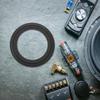 4Pcs 6.5 Inch Cloth Speaker Surround Kit Dual Ring Fabric Woofer Surround Replacement for Car Home Audio Ktv Mid Bass Driver