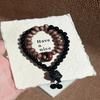 Wooden Beaded Lotus Bracelet Girl's New Chinese Style Bracelet Zen Niche Vintage Bracelet Girlfriend