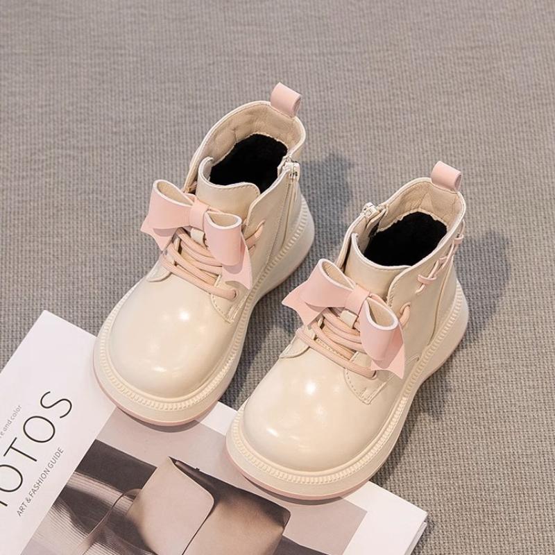 Children Shoe New Fashion Princess Cotton Plush Shoes Girl Sneakers Designer Ankle Boots for Women Soft Sole Kids Casual Shoes