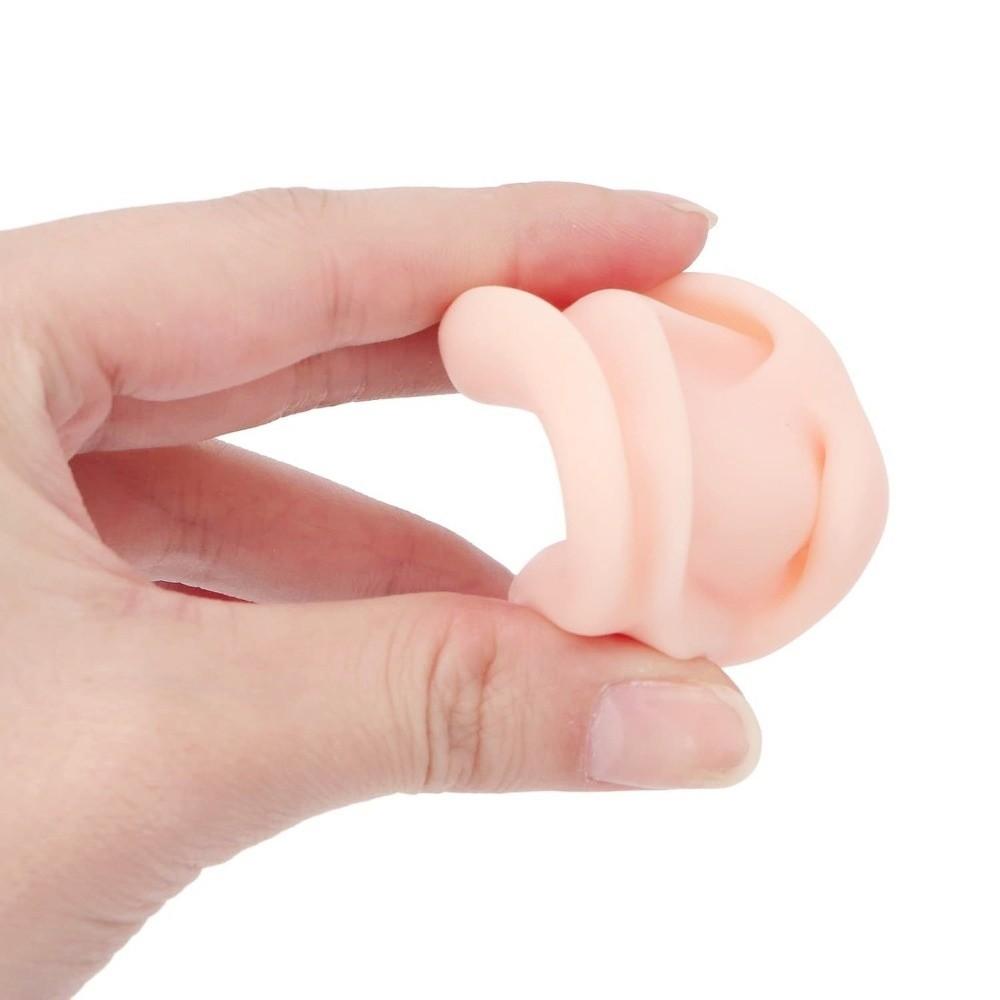 1 Pair Flexible Material Simulation Ear Model Soft Touch Ear Piercing Model For Piercing Exercise