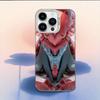 Чехол для телефона Anime E-VA E-Evangelions для iPhone 16,15,14,13,12,11,Mini,Pro,E,MAX Белый Конфетный Матовый Ударопрочный Чехол