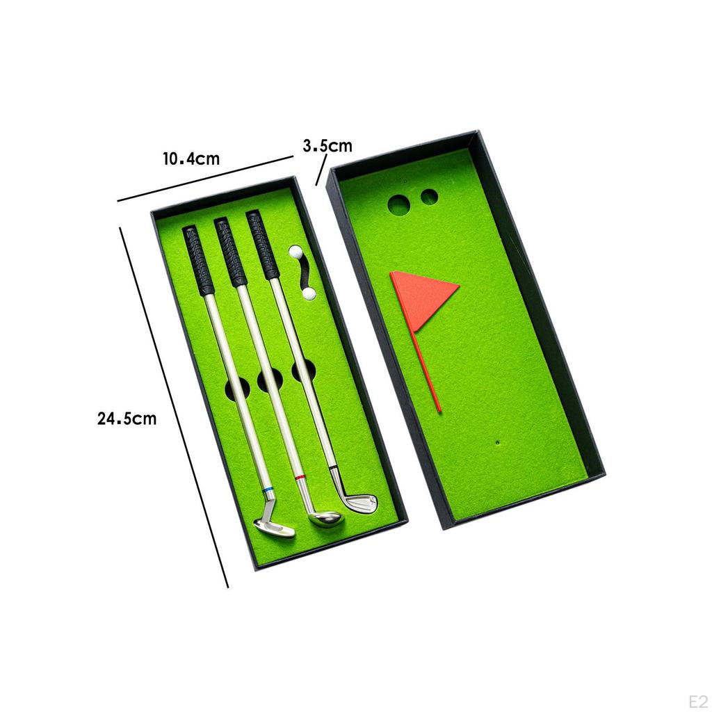 Набор шариковых ручек для гольфа, мини-подарок для мужчин, ручка-клюшка для гольфа, бокс-сет для игроков в гольф