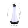 Outdoor Fly Bug Repeller LED Light Kitchen Dining Fly Fan Desktop Tabletop  for Outdoor Dining Parties Restaurants Operated Food