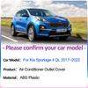 For Kia Sportage 4 QL 2017~2024 Air Outlet Covers Car Under Rear Seats Ventilation Conditioner Vent Grilles Interior Accessories