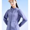 Anta Комплексная серия тренировок Однотонная куртка с капюшоном на молнии с длинным рукавом Женские куртки Моран-фиолетовый 162337717-2