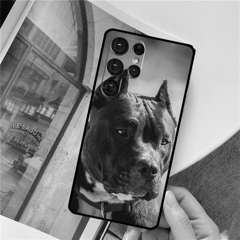 Чехол для телефона с собакой Питбуль Питбуль для Samsung Galaxy S24 Ultra S9 S10 S20 S22 S21 Plus S23 FE S25 Ultra Полное покрытие
