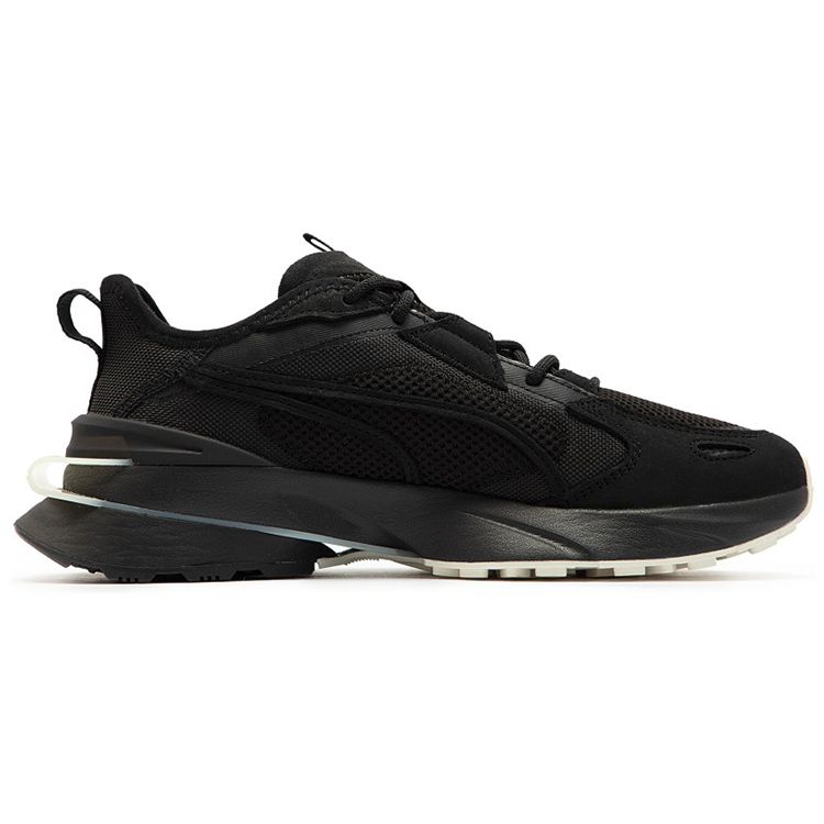 Puma Pwrframe Op-1 Lth Fabric Sports Comfort Low-Top Lifestyle Shoes Unisex Sneaker Black 384032-03