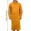 Cowhide Leather Welding Work Clothes Long Sleeve Welding Apron Durable Welding Suit  Safety Gear