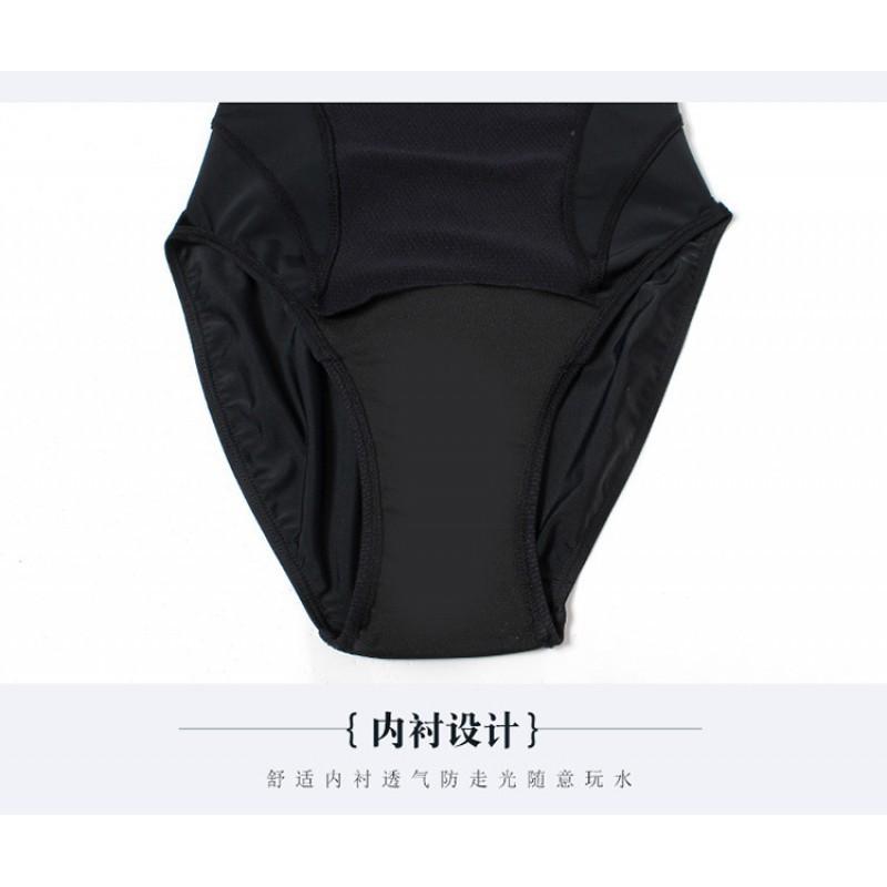 Athletic Swimsuit Women's Triangular One-piece Sexy Sleeveless Solid Color Backless Hot Large Size Sports Swimming Suit