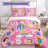 3pcs Ms. Rachel Bedding Set Duvet Cover Closure Includes 1 Duvet Cover & 2 Pillowcases, Soft and Comfortable for All Seasons.