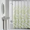 Simple Natural Branch Polyester Shower Curtain Thickened Waterproof Mildew Resistant Bathroom Bath Partition Universal Curtain