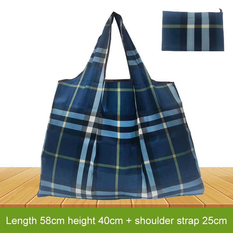 Large Capacity Portable Bags Supermarket Environmental Protection Shopping Bag Folding Waterproof Handheld Shoulder Storage Bag Load Capacity 20KG