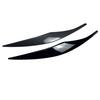 ABS Gloss Black Headlight Eyebrows Eyelid for BMW 3 Series E90 E91 2005 2006 2007 2008 2009 2010 2011 Sedan / Touring Stickers