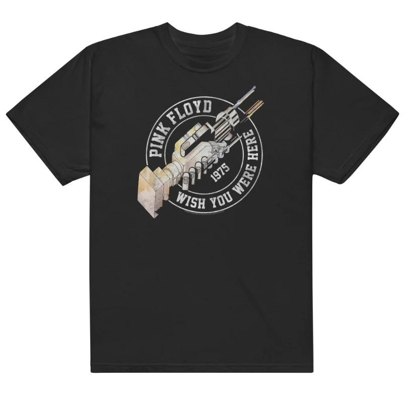 New Pink Floyd Men's 100%Cotton shirts Rock album Graphic Men and Women hiphop shirt Suitable for Both Summer Printed Tshirt