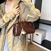 Autumn and Winter Large-capacity Bag Women's 2025 New Korean Retro Commuter Underarm Boston Pillow Bag Shoulder Bag