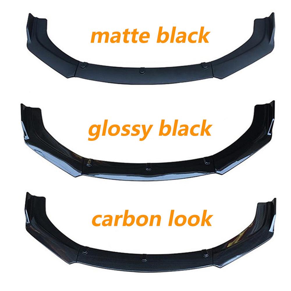 Комплект передних боковых сплиттеров для Volkswagen Scirocco R 2009-2015 (Набор из 3 предметов)