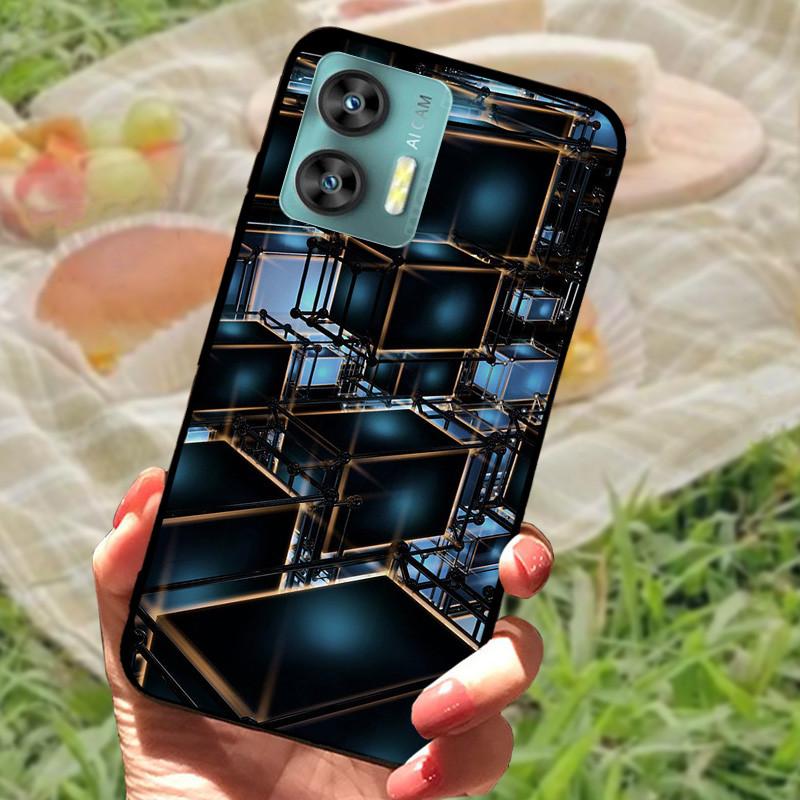 Чехол-бампер для Oukitel C35 и Oukitel C36, силиконовый, мягкий, с рисунком мрамора, черный, для Oukitel C36, OukitelC35, защитный
