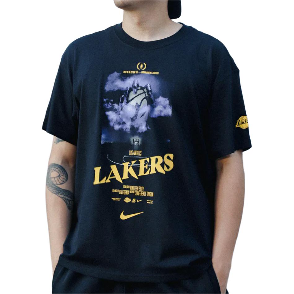 Nike X NBA CourtsideЛос-Анджелес Лейкерс Футболка Мужская Черная HJ2686-010