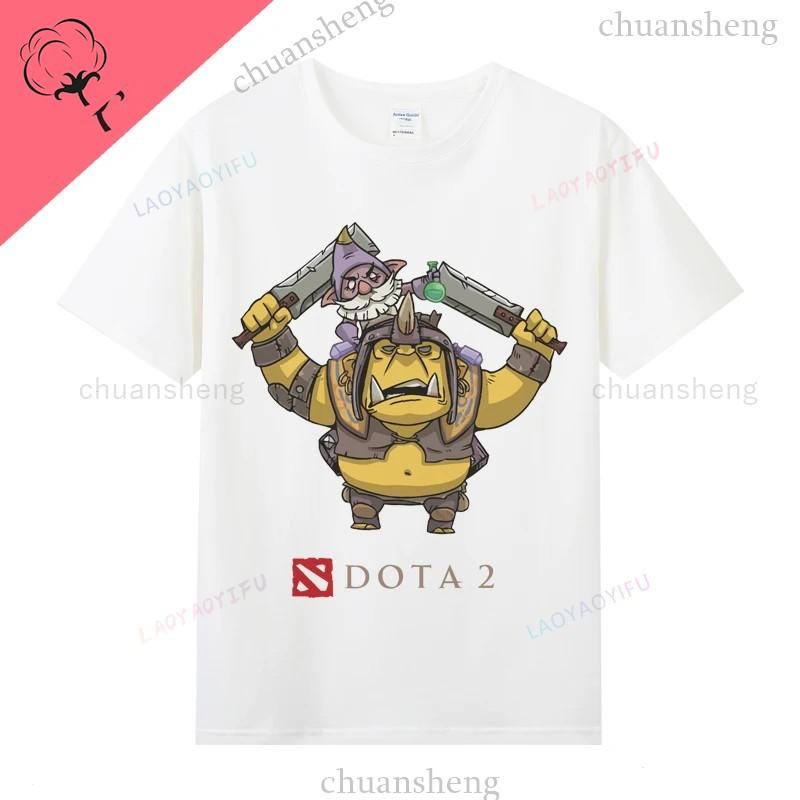 Игровая футболка Dota2 Футболка с принтом героя игры Топ Shadow Fiend Pudge Axe Slardar Sven Wraith King Cent Phoenix Унисекс Одежда