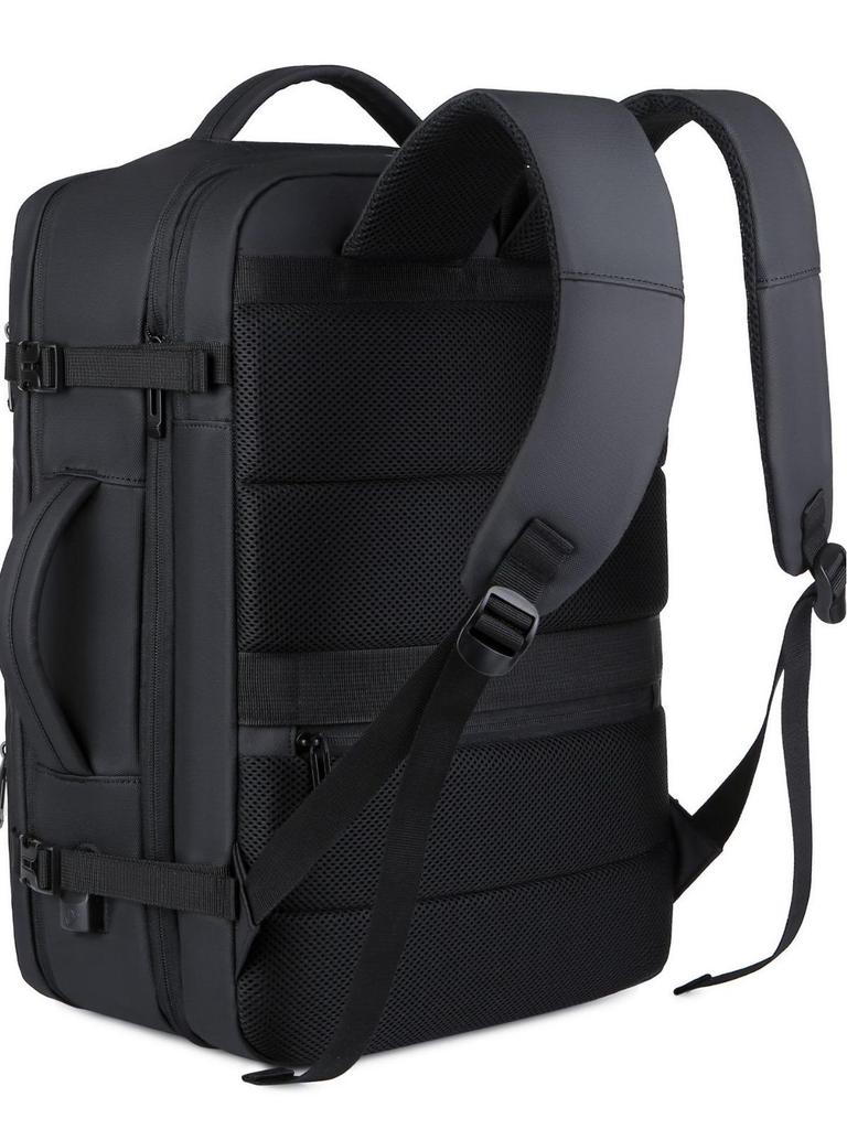 Расширяемый 17-дюймовый дорожный рюкзак: Большая вместимость, Модный, Многофункциональный для бизнеса, повседневной носки и походов
