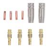 MIG Welding Consumables Kit Copper Contact Tips Connecting Rods Nozzle Replacement for 15AK Welder
